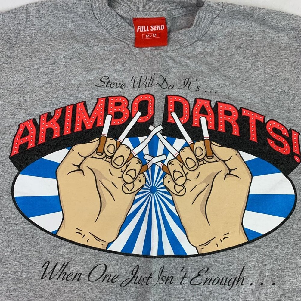 Authentic Nelkboys Nelk Full Send Steve Will Do It’s Akimbo Darts Medium